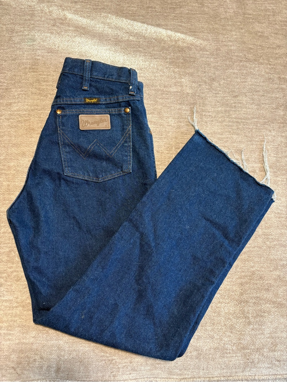 Wrangler Men's Indigo Straight-Leg Jeans